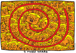 4 MORE YEARS TRUMP NEWS CYCLE OVERKILL by Schot