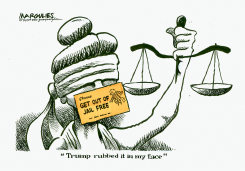 TRUMP'S WIN MEANS NO JAIL TIME by Jimmy Margulies