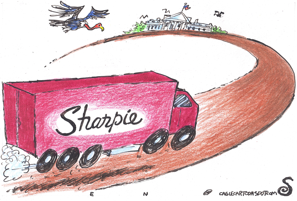 SHARPIE TRUCK RUSHES TO WHITE HOUSE