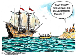 FOCUS ON IMMIGRANTS by Dave Granlund