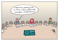CLIMATE CONFERENCE COP29 by Arend van Dam