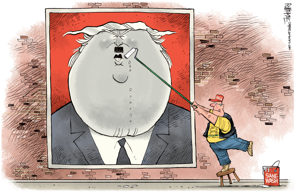 Trump Hitler Sanewashed By MAGA Voters