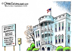 BIDEN INVITES TRUMP TO WHITE HOUSE by Dave Granlund