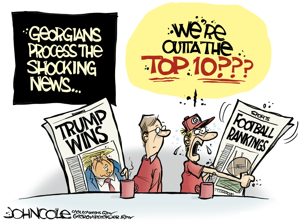 Georgia processes shocking news