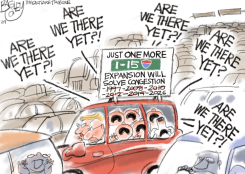 REGIONAL: TRAFFIC CONGESTION  by Pat Bagley