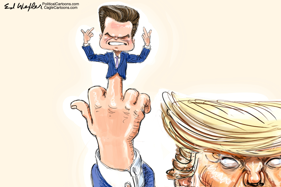 Gaetz On Trump Finger