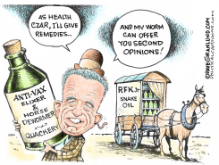 RFK JR AS HEALTH CZAR by Dave Granlund