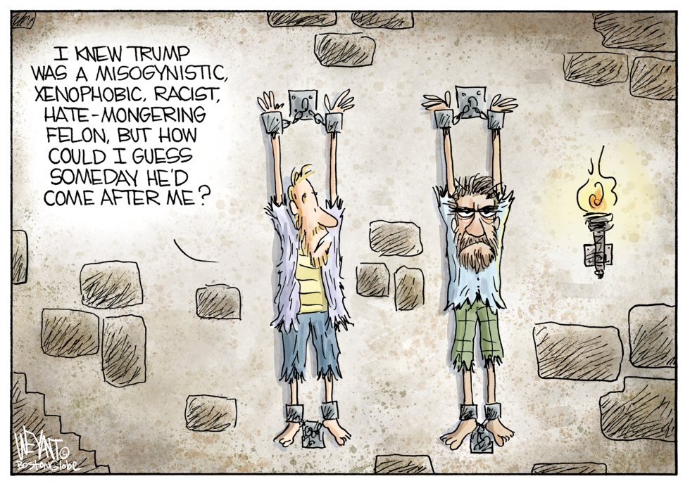 Two prisoners realize Trump got them too
