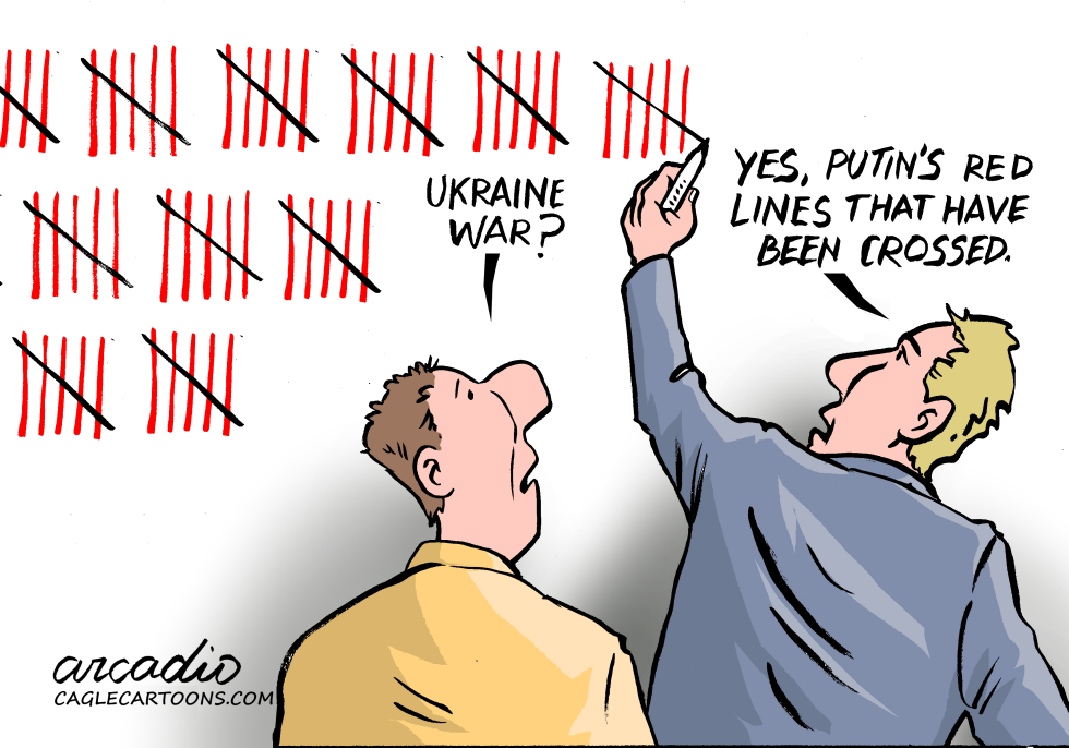 Putin's red lines that have been crossed.