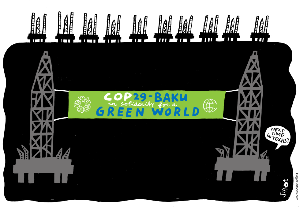 climate summit cop 29 Baku in oil country