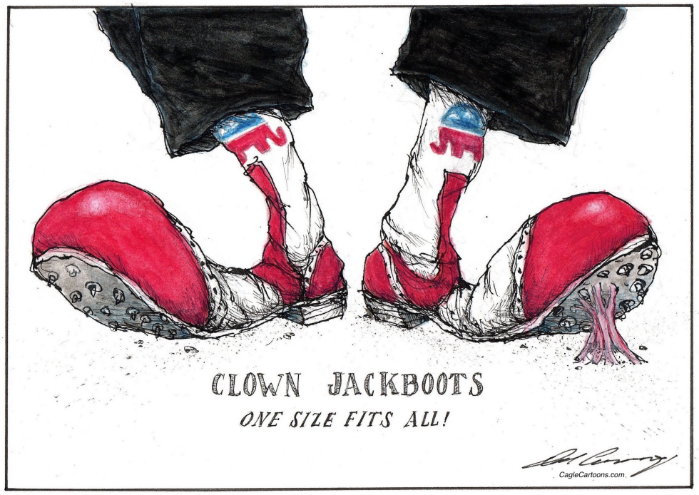 Republican Clown Jackboots