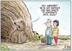 BEAR SEE COUPLE THAT WANT TO HIBERNATE by Christopher Weyant