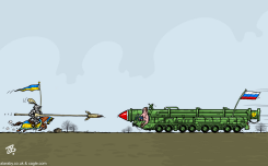 BIDEN UKRAINE RUSSIA MISSILES ATACMS PUTIN WAR by Emad Hajjaj