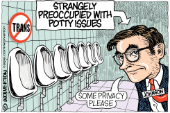 MIKE JOHNSON AND HIS TRANS POTTY ISSUES by Monte Wolverton