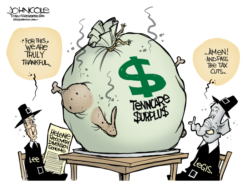 TENNESSEE Lee plans to raid TennCare surplus