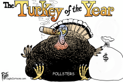 POLLSTERS EARN THE TURKEY OF THE YEAR AWARD by Bruce Plante