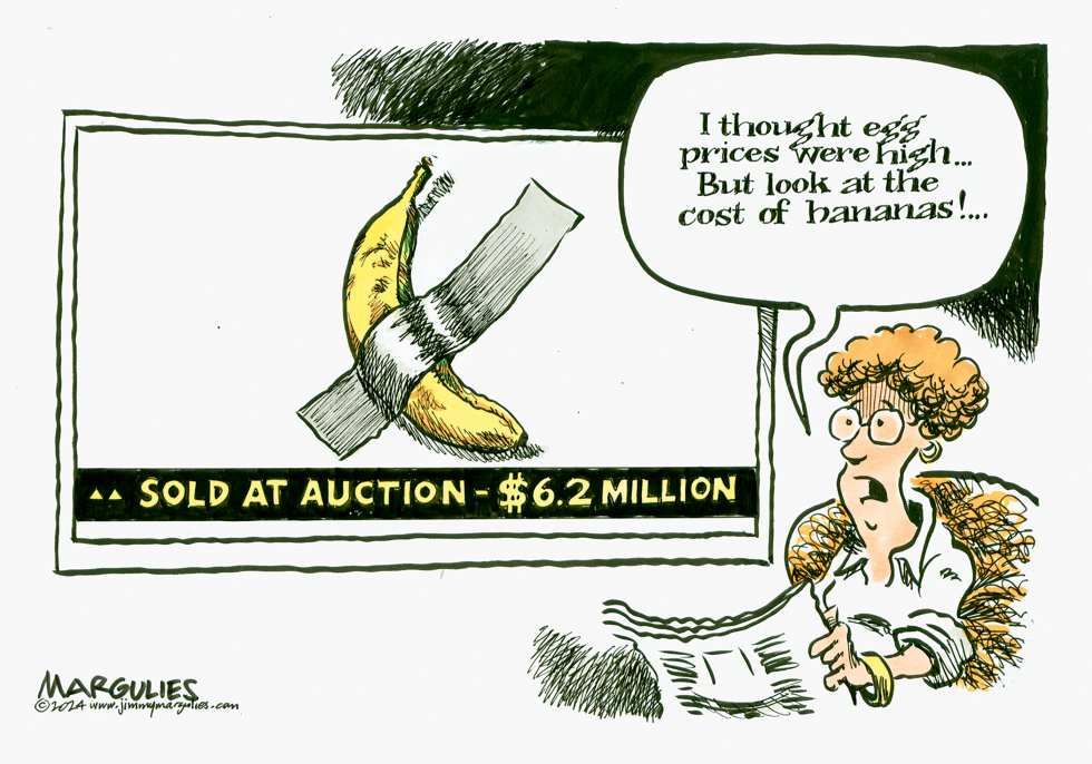 Banana with duct tape auctioned for $6.2 million