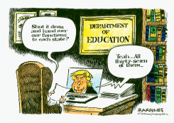 TRUMP SHUTTING DEPARTMENT OF EDUCATION by Jimmy Margulies