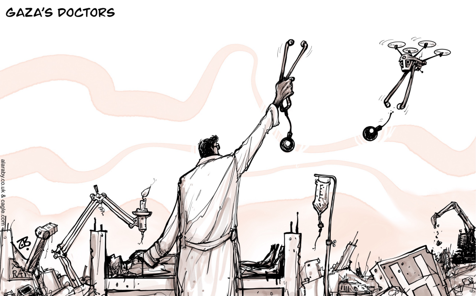 Gaza doctors war IDF drone Israel crimes
