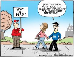 WOKE IS DEAD by Bob Englehart