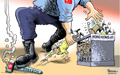 FREEDOM IN HONG KONG by Paresh Nath