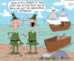 PILGRIM FORGETS GREEN BEAN CASSEROLE by Gary McCoy
