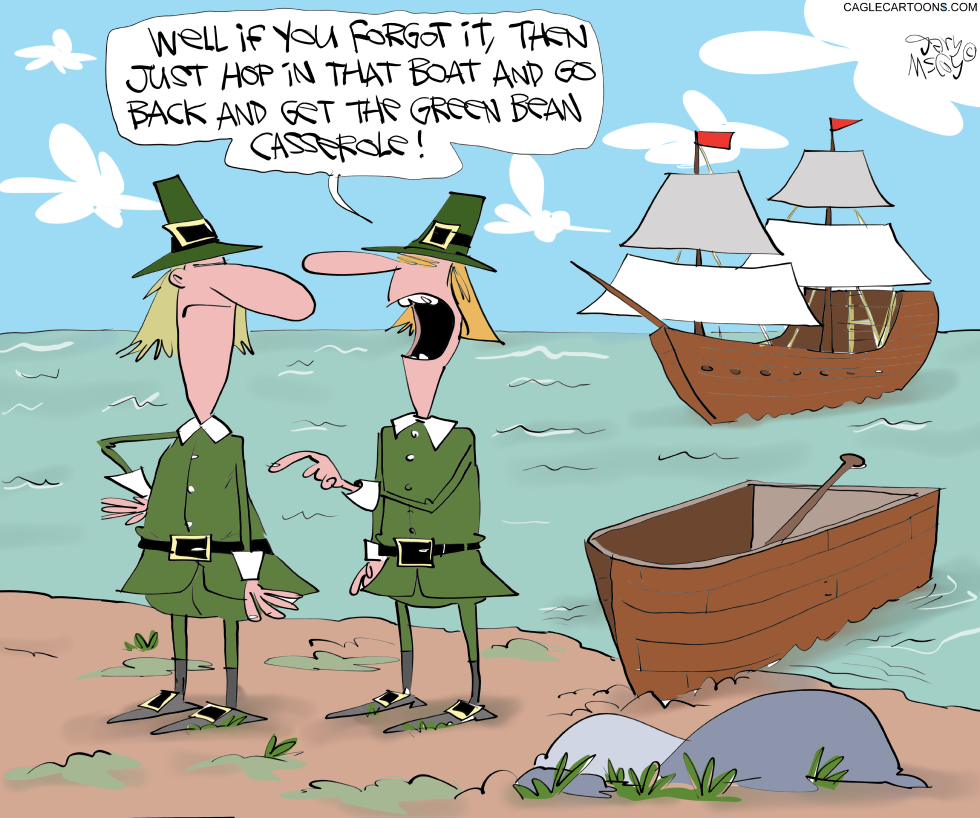 Pilgrim Forgets Green Bean Casserole
