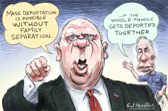 TOM HOMAN GREGABBOTT MASS DEPORTATION by Ed Wexler