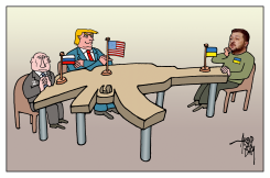 PEACE NEGOTIATIONS by Arend van Dam