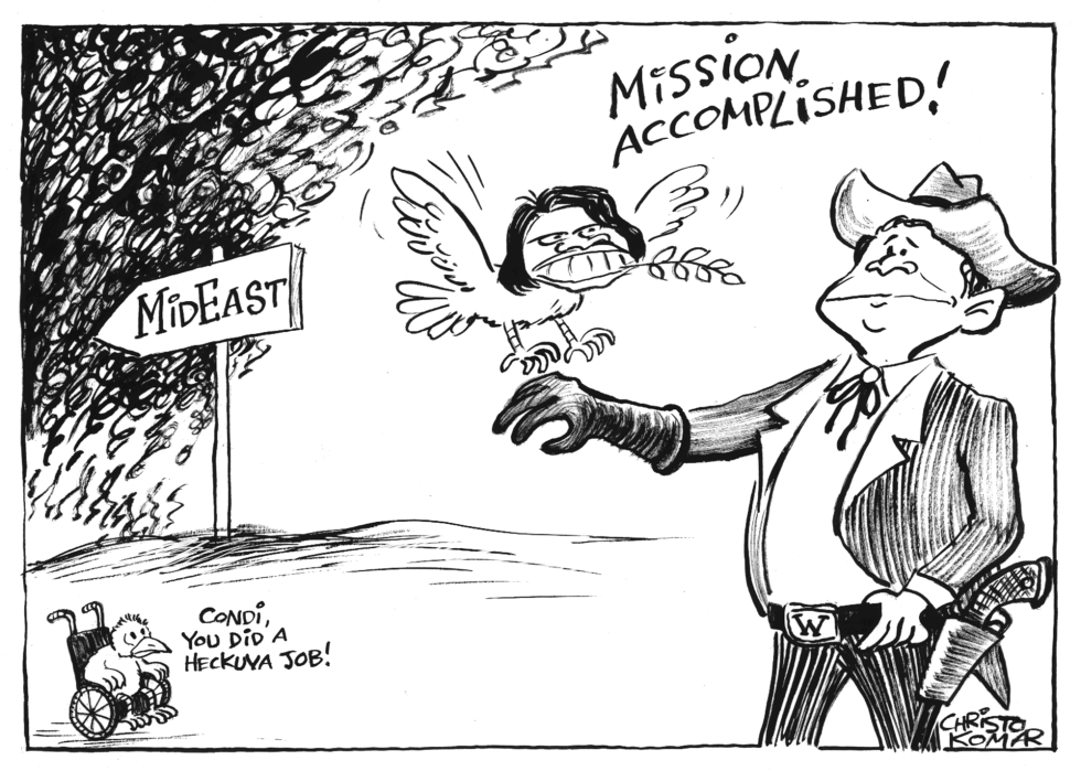 Condi The Dove - B&W