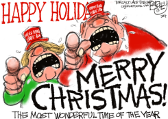 SEASON’S GREETINGS  by Pat Bagley
