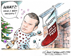 HEGSETH COAL IN STOCKING by Dave Granlund