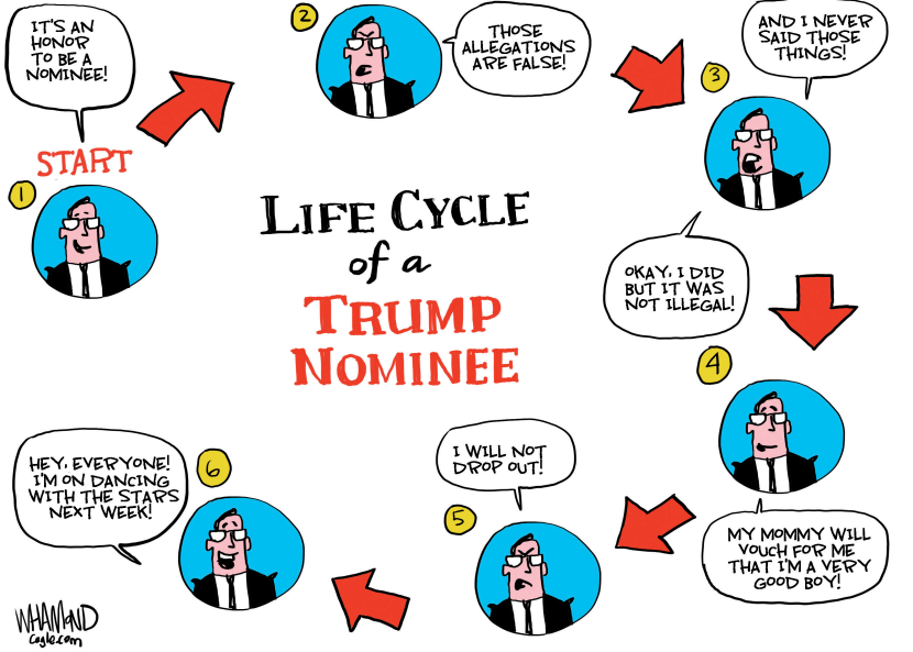 Trump Nominee Life Cycle