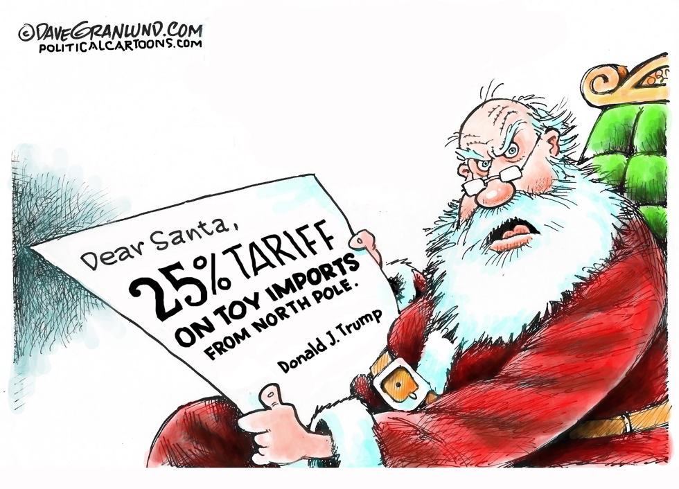 #2 TRUMP LETTER TO SANTA by Dave Granlund