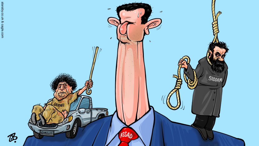 Bashar Assad Syria Dictator End Saddam Gaddafi