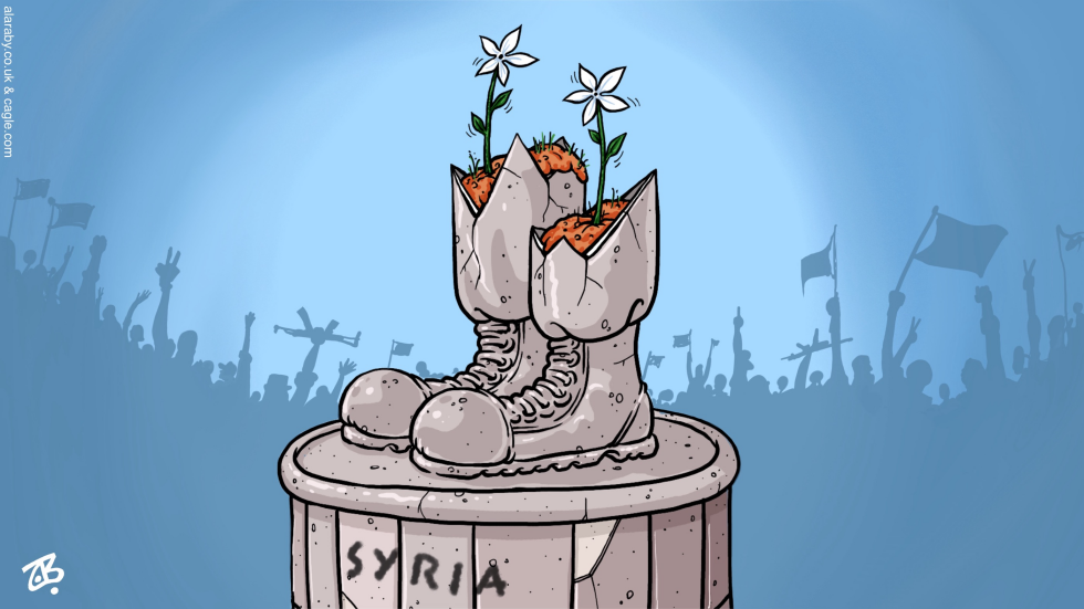 Syria Free Hope Damascus Jasmine Dictator Assad
