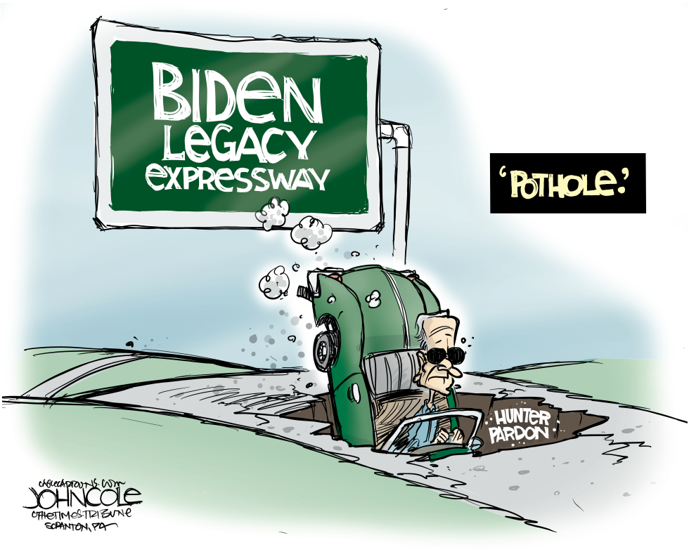 #5 HUNTER BIDEN PARDON POTHOLE by John Cole