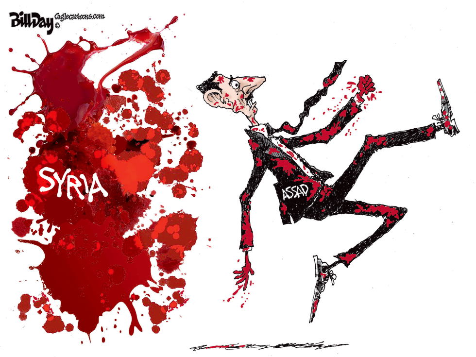 Assad Flees Syria