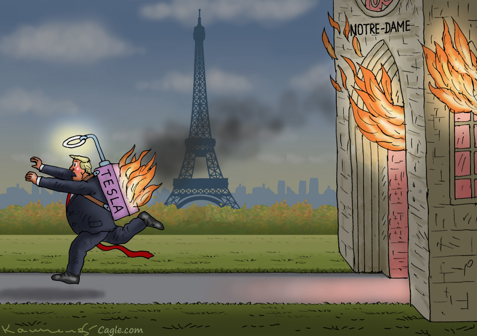Trump in Notre Dame