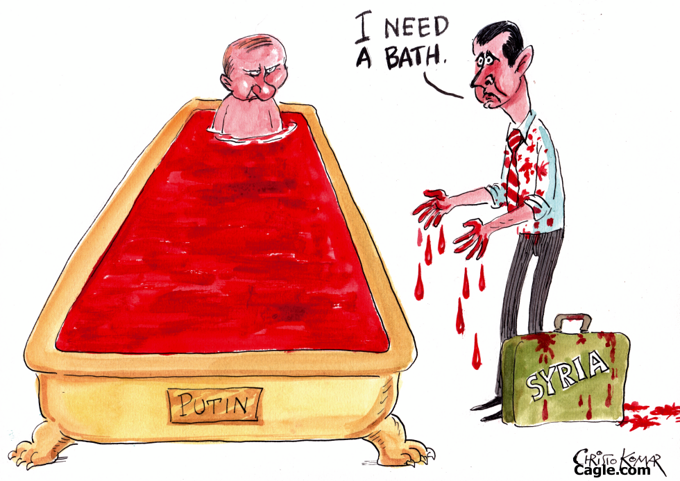 Assad needs a bath