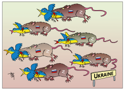 RUSSIAN RAT PLAGUE by Arend van Dam