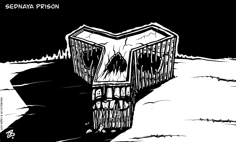 Sednaya Prison Syria Bashar Assad Torture Skull