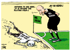 FIFA IN DESERT OF SAUDI ARABIA by Tom Janssen