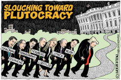 TRUMP BILLIONAIRES SLOUCHING TOWARD WHITE HOUSE by Monte Wolverton