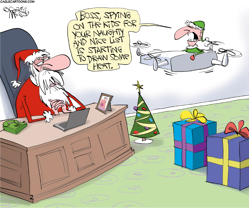 Elves Flying Mystery Drones