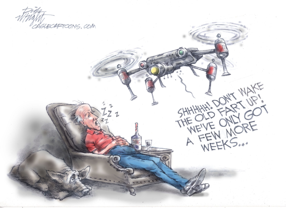 Biden Sleeps During Drone Mystery