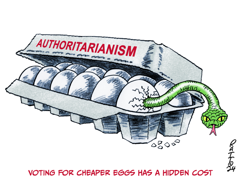 The price of eggs