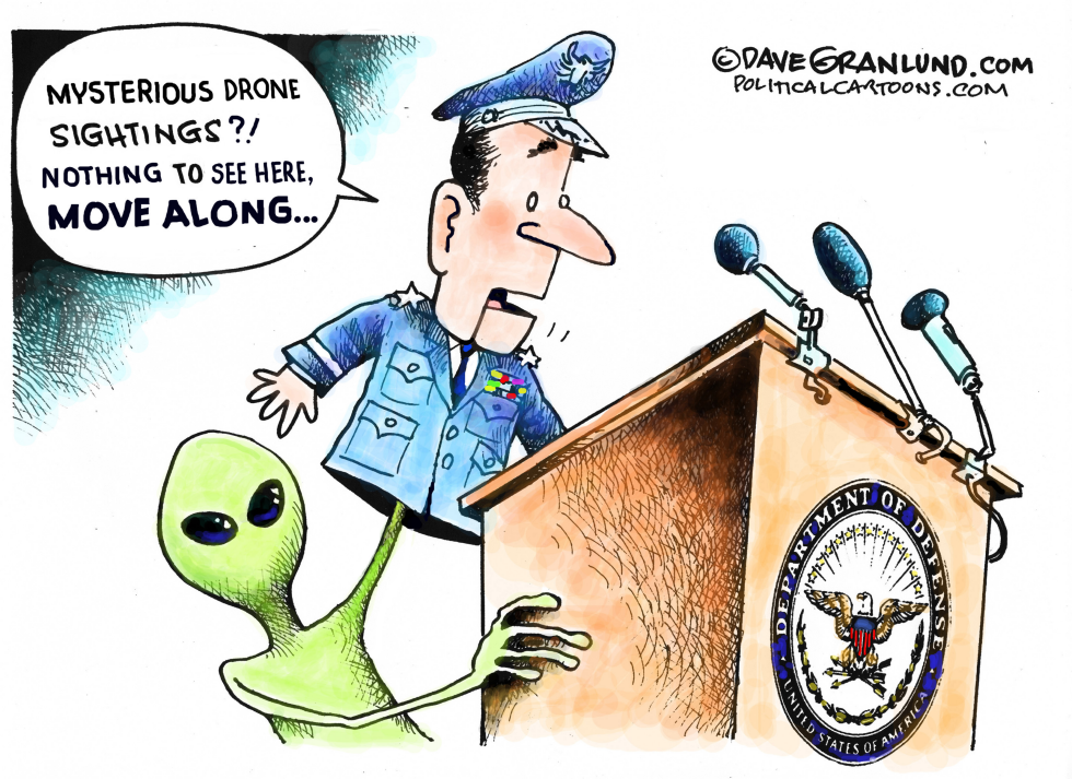 Mystery drone sightings