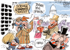 WOKE CHRISTMAS CAROL by Pat Bagley
