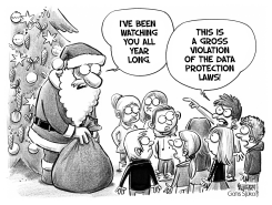 CHILDREN ACCUSE SANTA OF VIOLATING DATA PROTECTION by Gatis Sluka